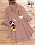 Cute Character Printed Top - Peach