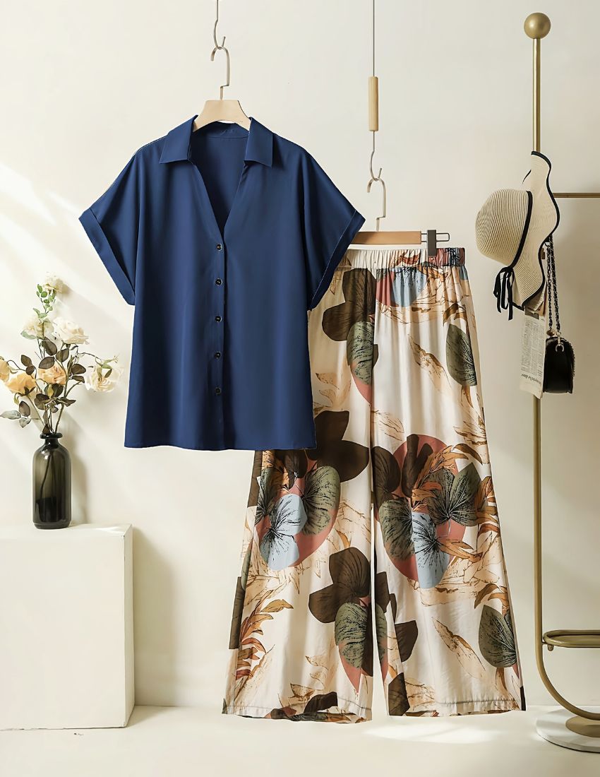 Stylish Top and Palazzo Set