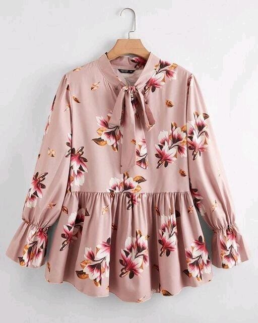 Floral Printed Western Top