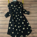 Fancy Polka Dot Western Top